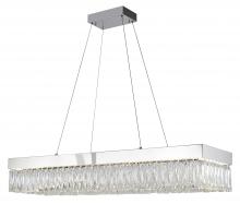 Bethel International Canada FT97C40CH - Stainless Steel & Crystal LED Chandelier