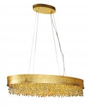 Bethel International Canada ZL13OV-GD - Gold LED Chandelier