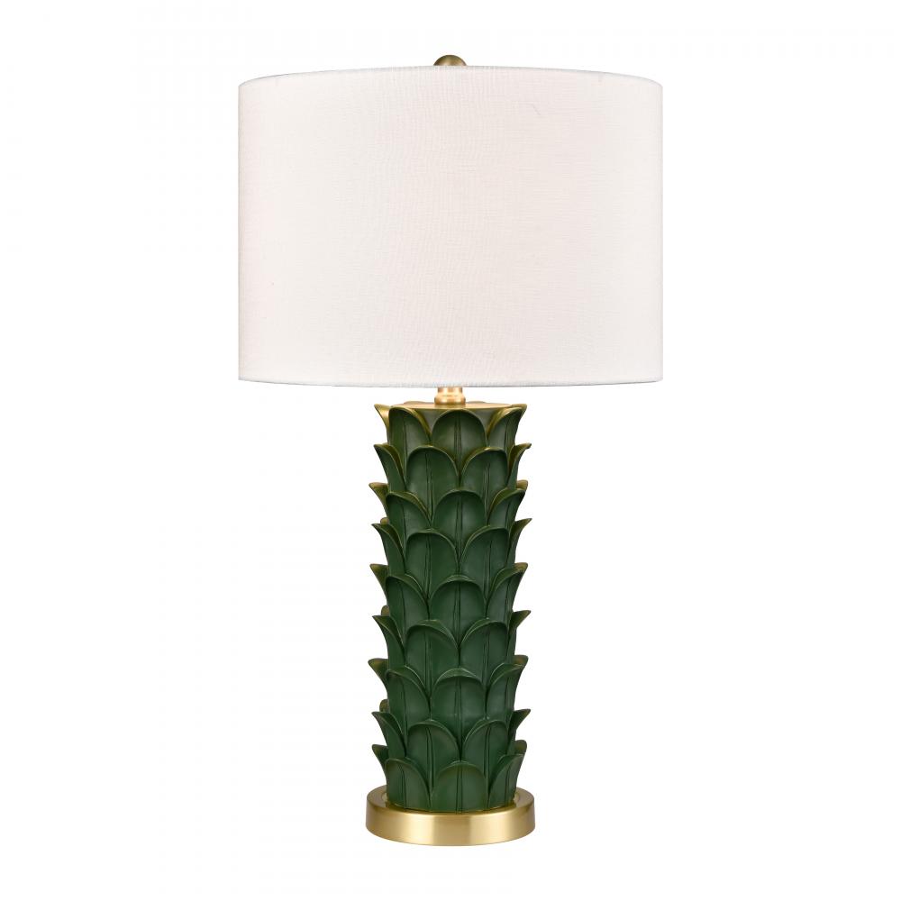 Beckwith 27'' High 1-Light Table Lamp - Dark Green