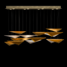 Fine Art Handcrafted Lighting 100117-53 - Volo 58"W Rectangular Pendant