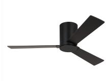 Visual Comfort & Co. Fan Collection 3RZHR44MBK - Rozzen 44-Inch Indoor/Outdoor Energy Star Hugger Ceiling Fan